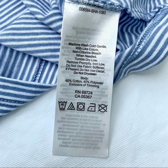 NWT Columbia tank top. Gray and white stripe. Size xl. - Picture 10 of 10